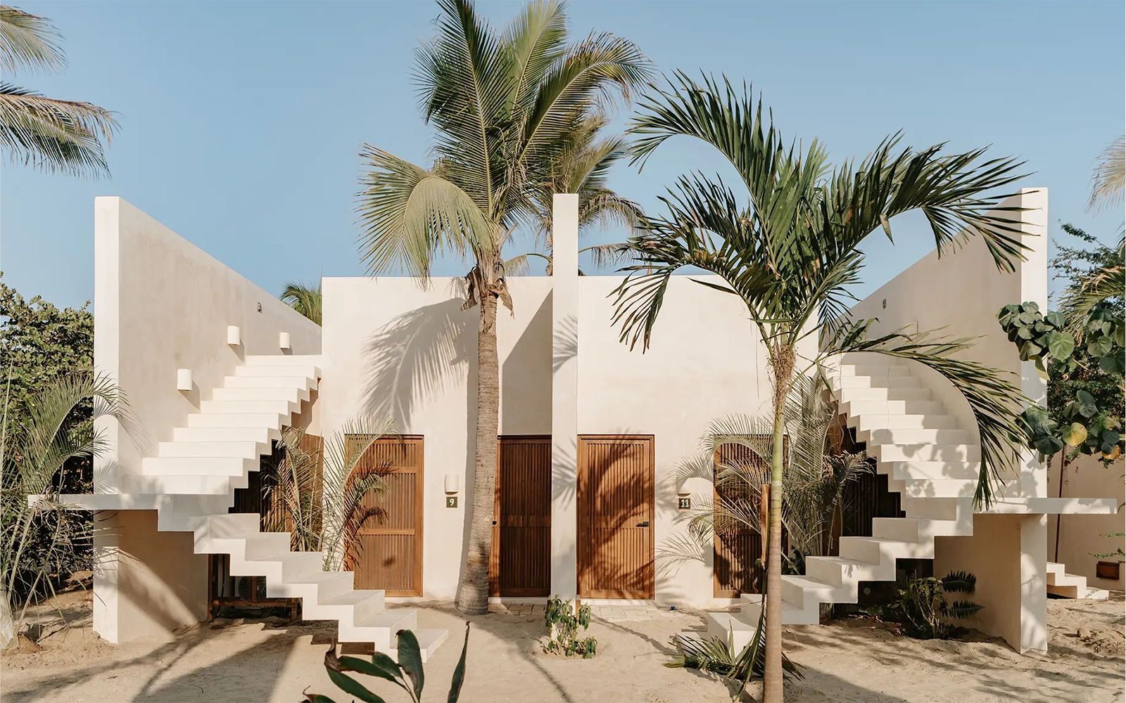Minimalist coastal architecture at Casa Yuma, Puerto Escondido