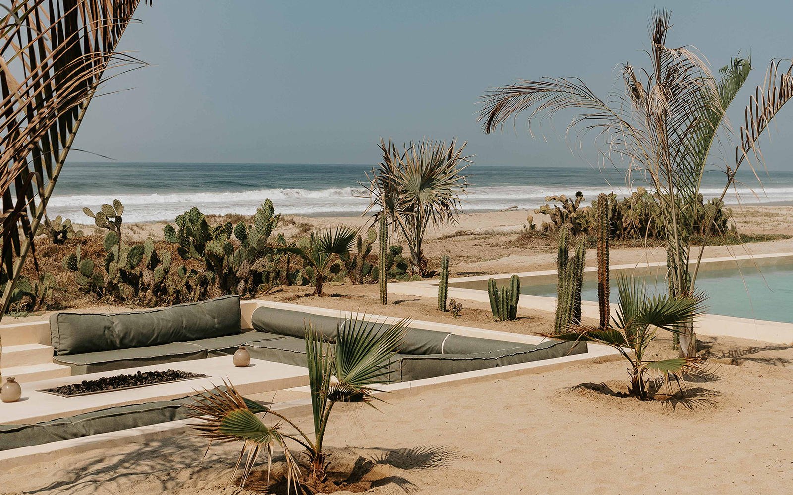 Oceanfront at Casa Yuma near Puerto Escondido's surf beaches